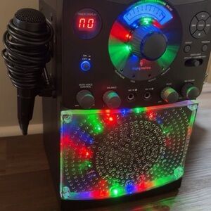 Singing Machine Karaoke System with LED Lights